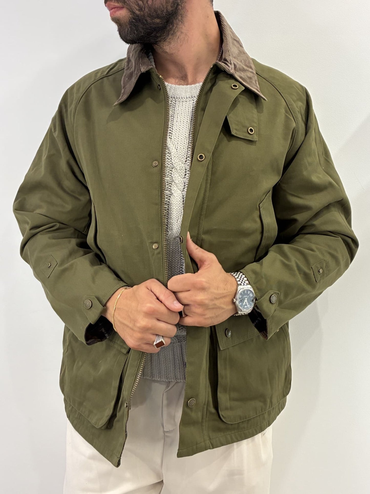 Field jacket Gianni Lupo verde