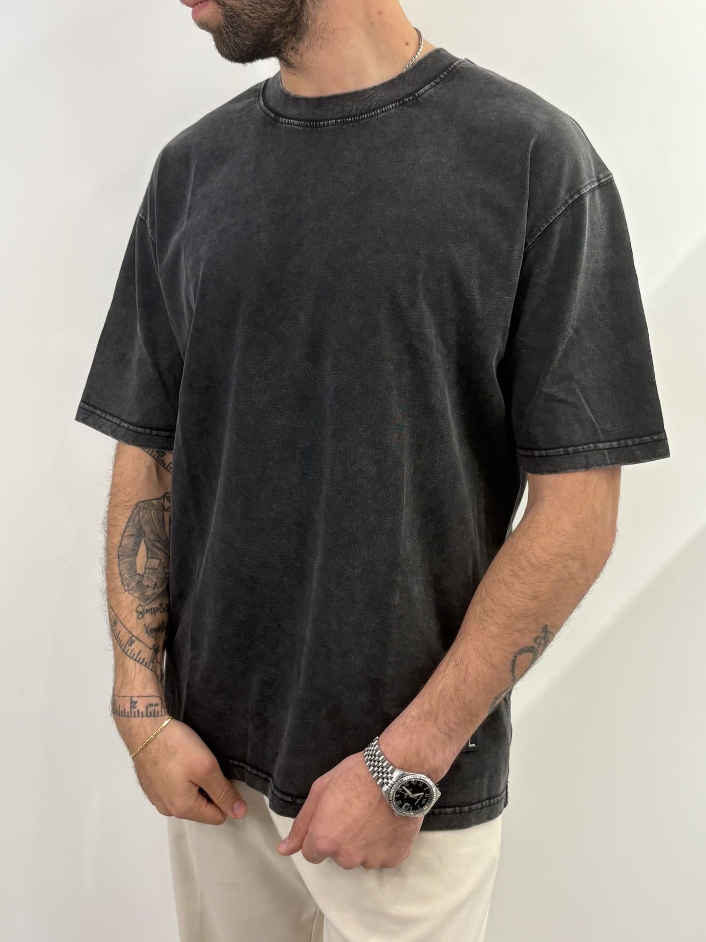 T-shirt Gianni Lupo effetto marmorizzato