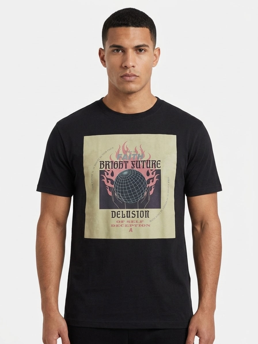 T-shirt in cotone con stampa