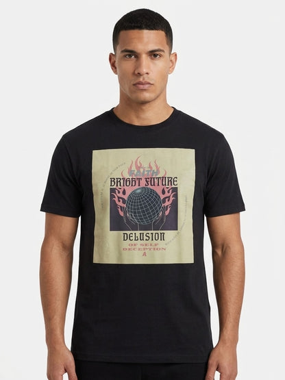 T-shirt in cotone con stampa