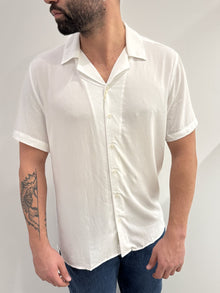 Camicia Gianni Lupo Hawaiana tinta unita