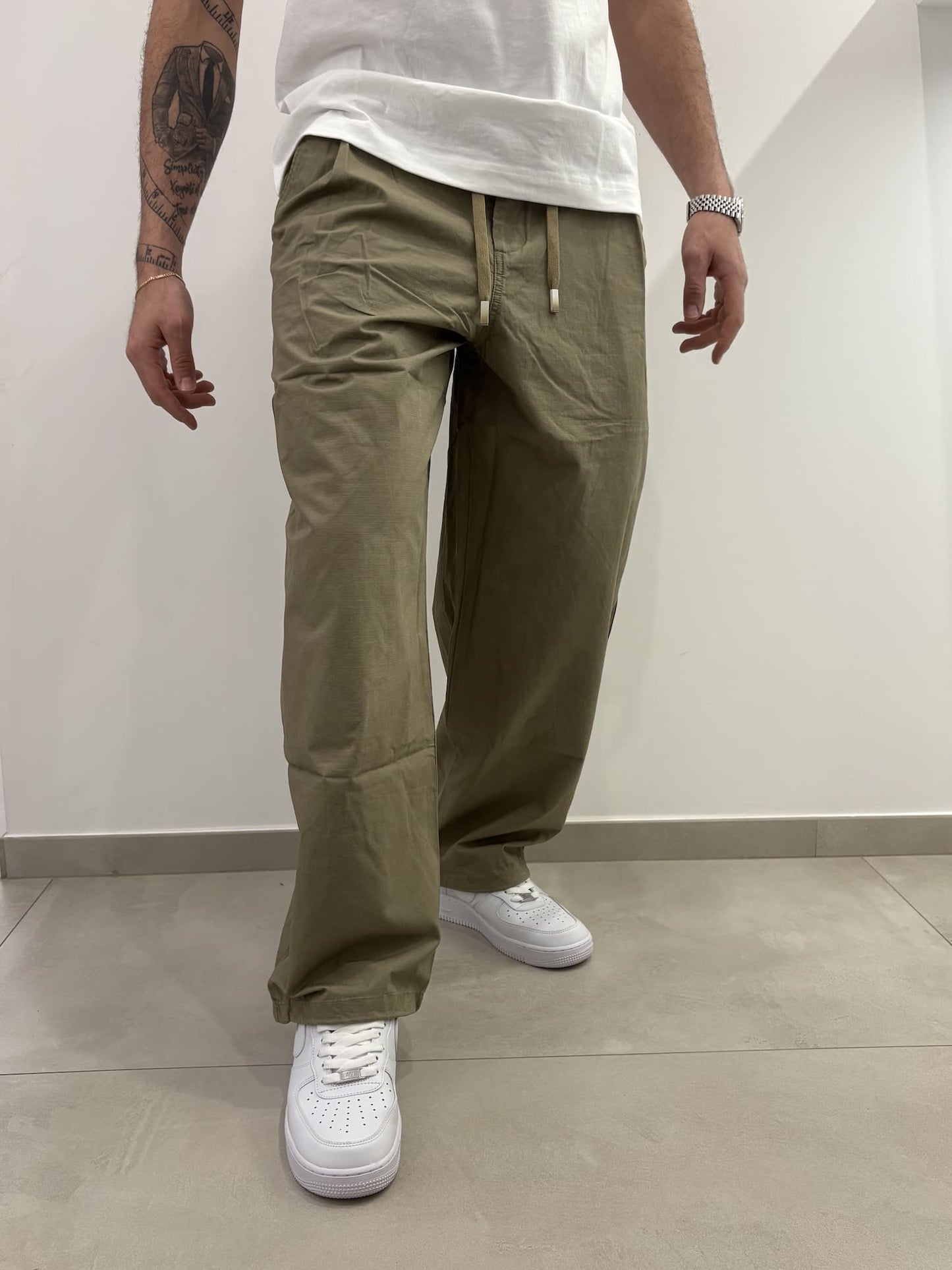 Pantalone casual in cotone Gianni Lupo