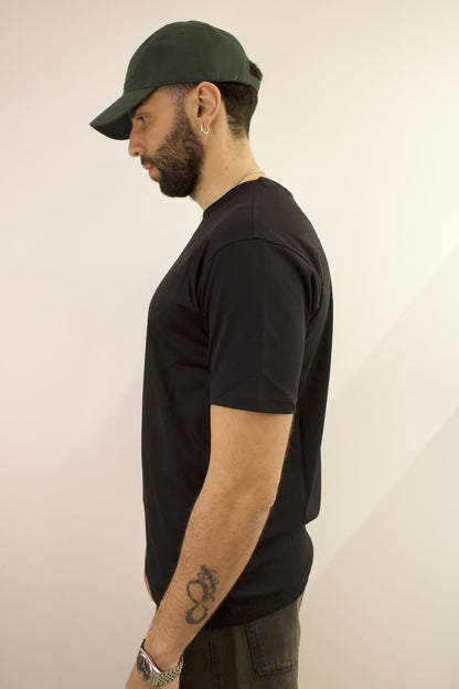 T-shirt giroccolo Gianni lupo black