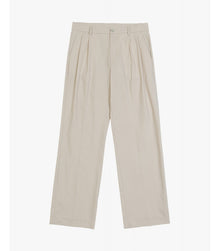Pantaloni wide leg con doppia pinces