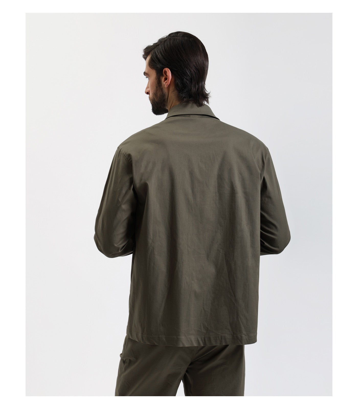 Oveshirt con taschini quadrati