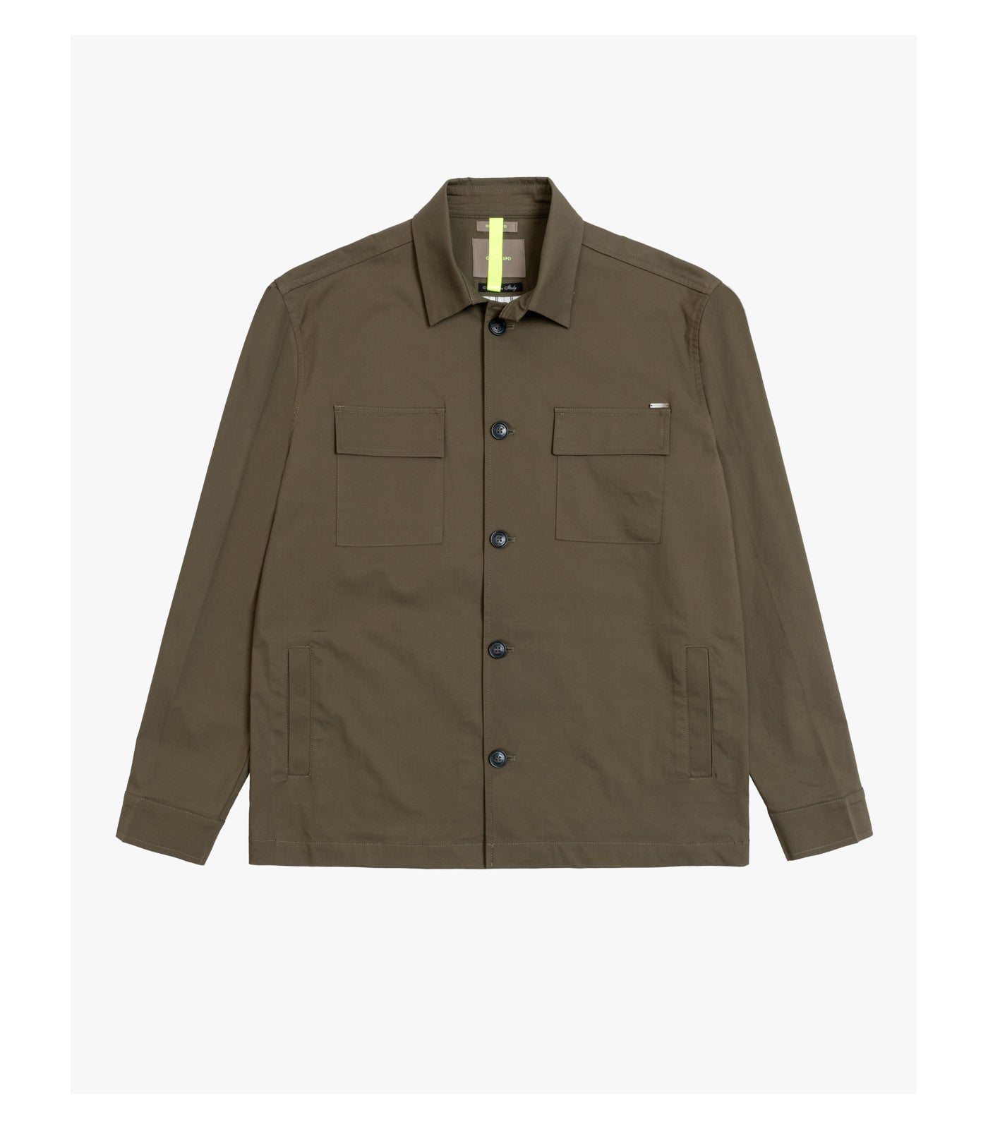 Oveshirt con taschini quadrati