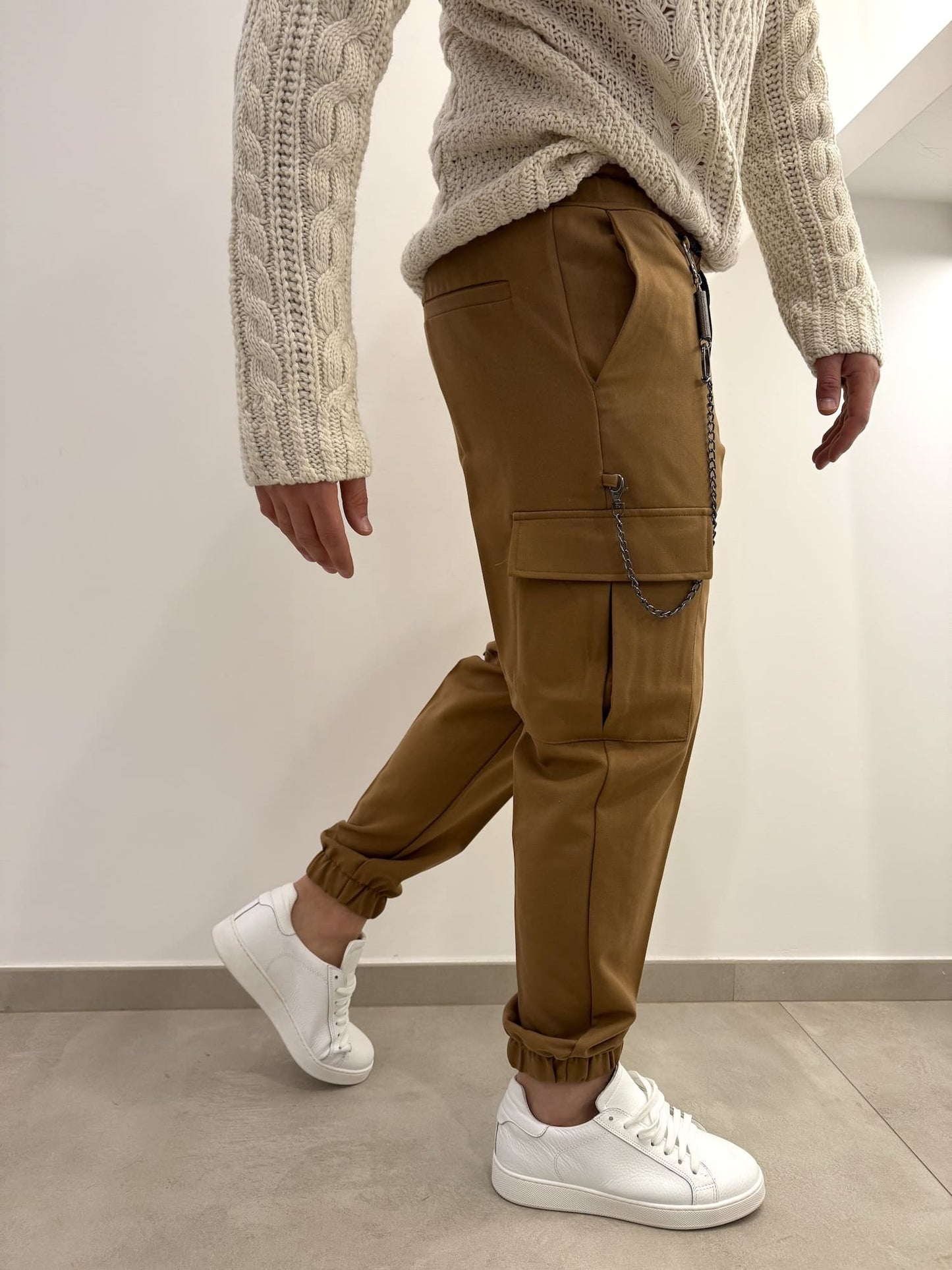 Pantalaccio cargo con molla