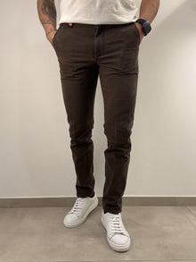 Pantalone Sea Barrier in misto cotone marrone