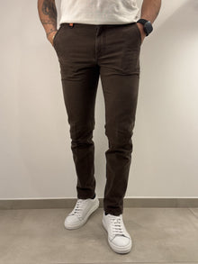 Pantalone Sea Barrier in misto cotone marrone