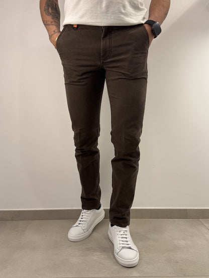 Pantalone Sea Barrier in misto cotone marrone