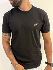 T-shirt Henry cotton's con logo sul petto