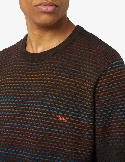 Maglione Harmont&Blaine girocollo punto 3D