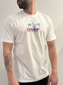 T-shirt Adidas con grafica centrale