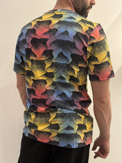 T-shirt Adidas con fantasia