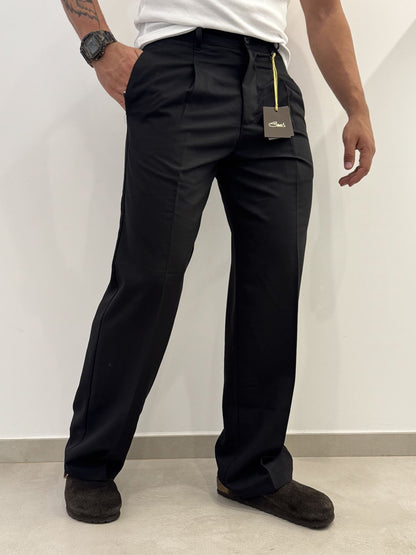 Pantalone tailored fit baggy in tessuto leggero