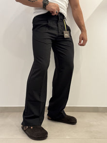 Pantalone tailored fit baggy in tessuto leggero