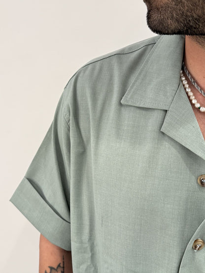 Coordinato sportivo baggy verde menta
