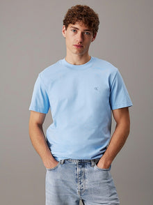 T-shirt con monogramma in jersey pesante