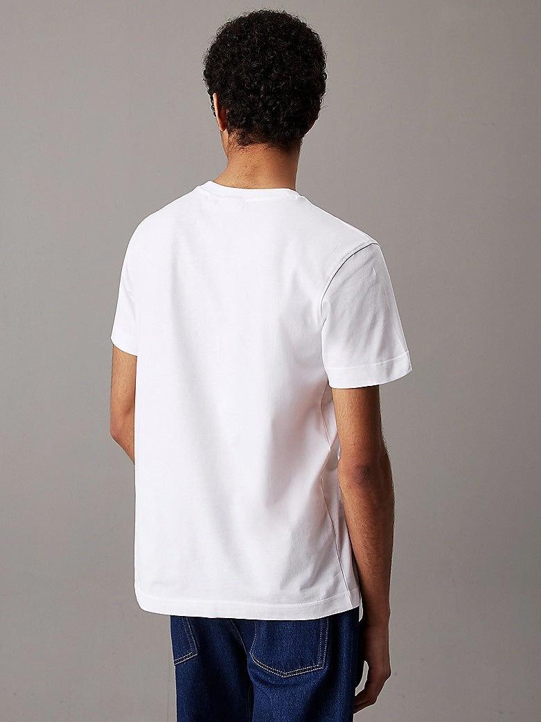 T-shirt in cotone con stemma Calvin Klein