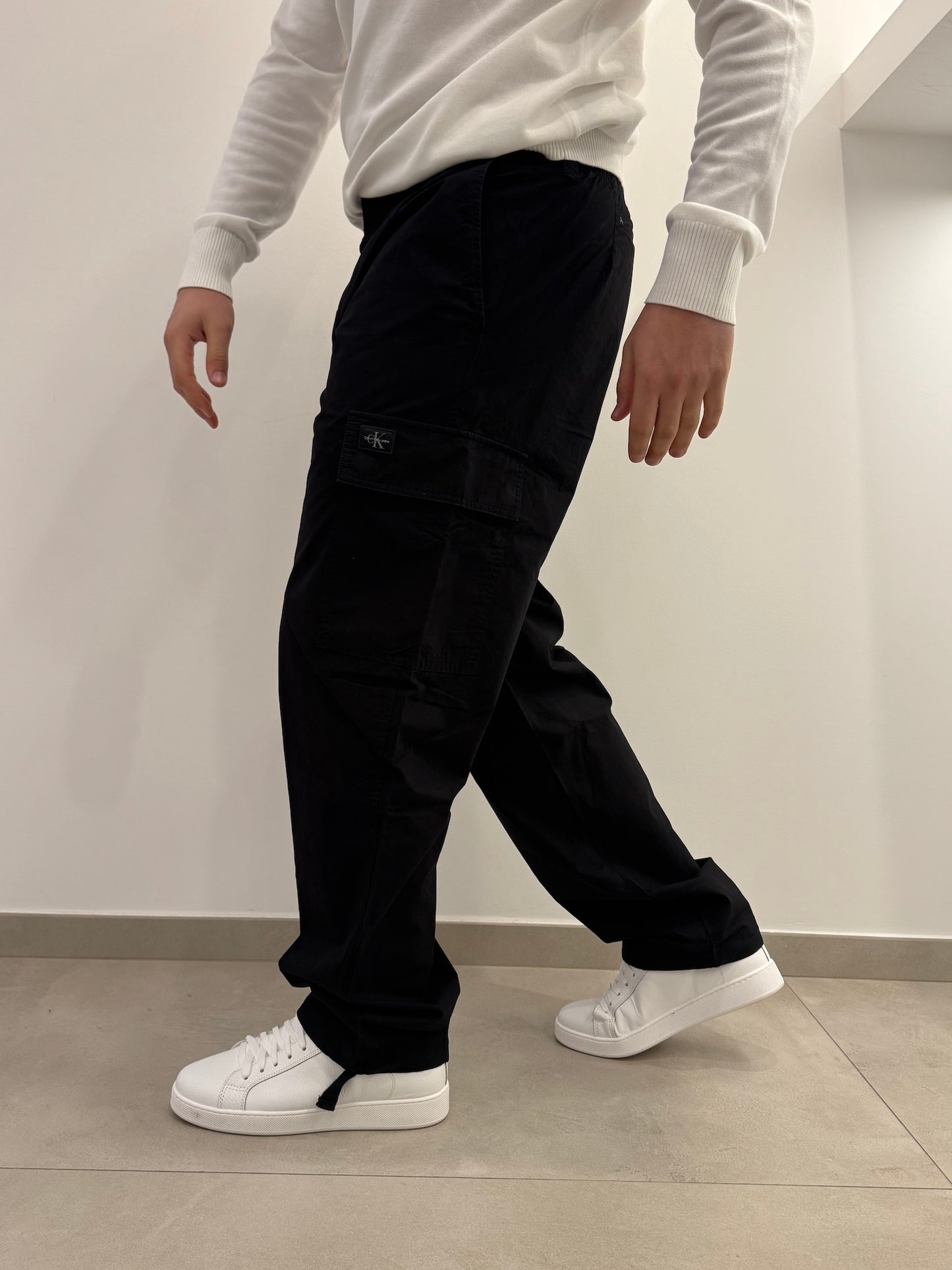Pantaloni Calvin Klein baggy fit