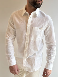 Camicia Calvin Klein in misto lino