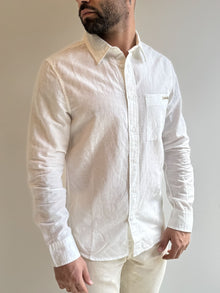 Camicia Calvin Klein in misto lino