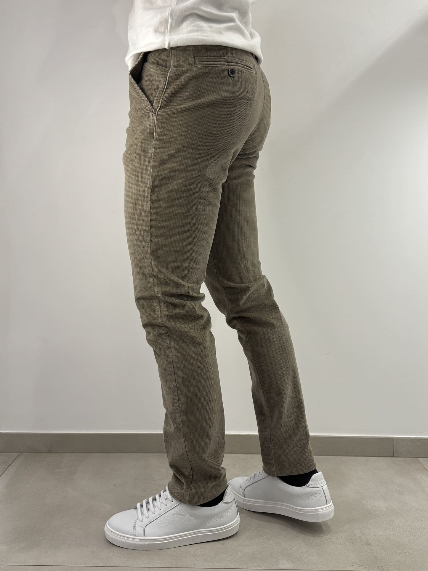 Pantalone Sea Barrier in velluto incrociato