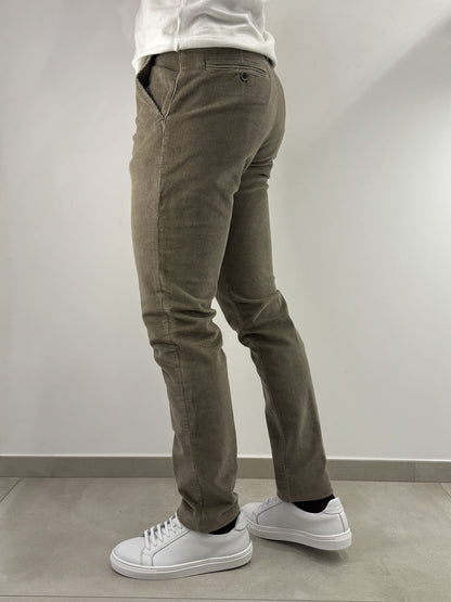 Pantalone Sea Barrier in velluto incrociato