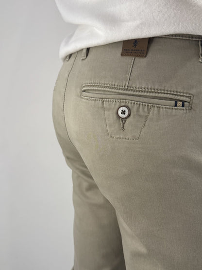 Pantalone Sea Barrier in cotone elasticizzato beige