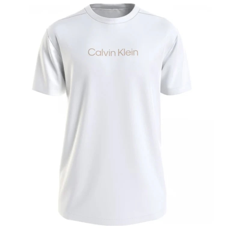 t-shirt Calvin Klein basic in cotone con logo centrale