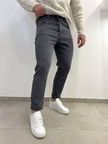 Jeans basic Grigio