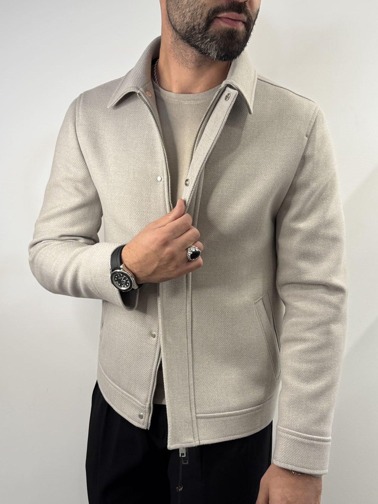 Cappotto Mulish corto sabbia