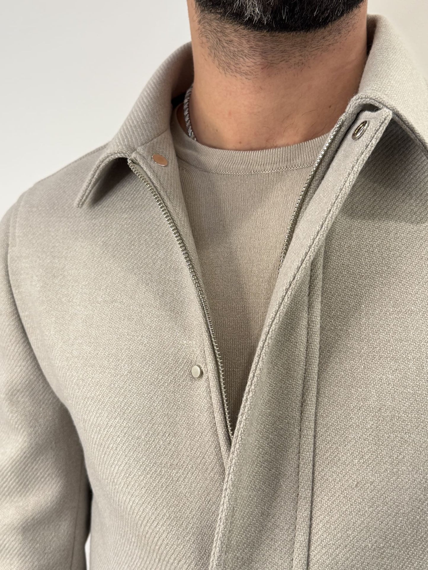 Cappotto Mulish corto sabbia