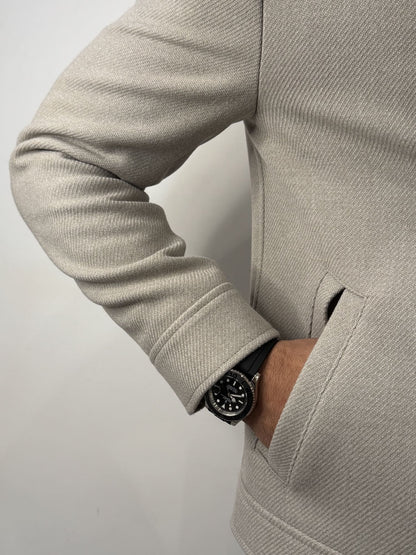 Cappotto Mulish corto sabbia