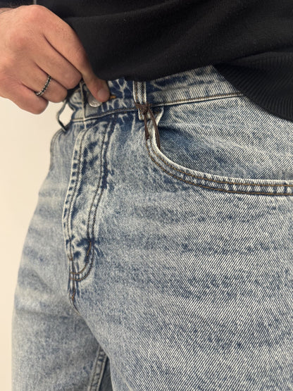 Jeans chiaro slavato baggy