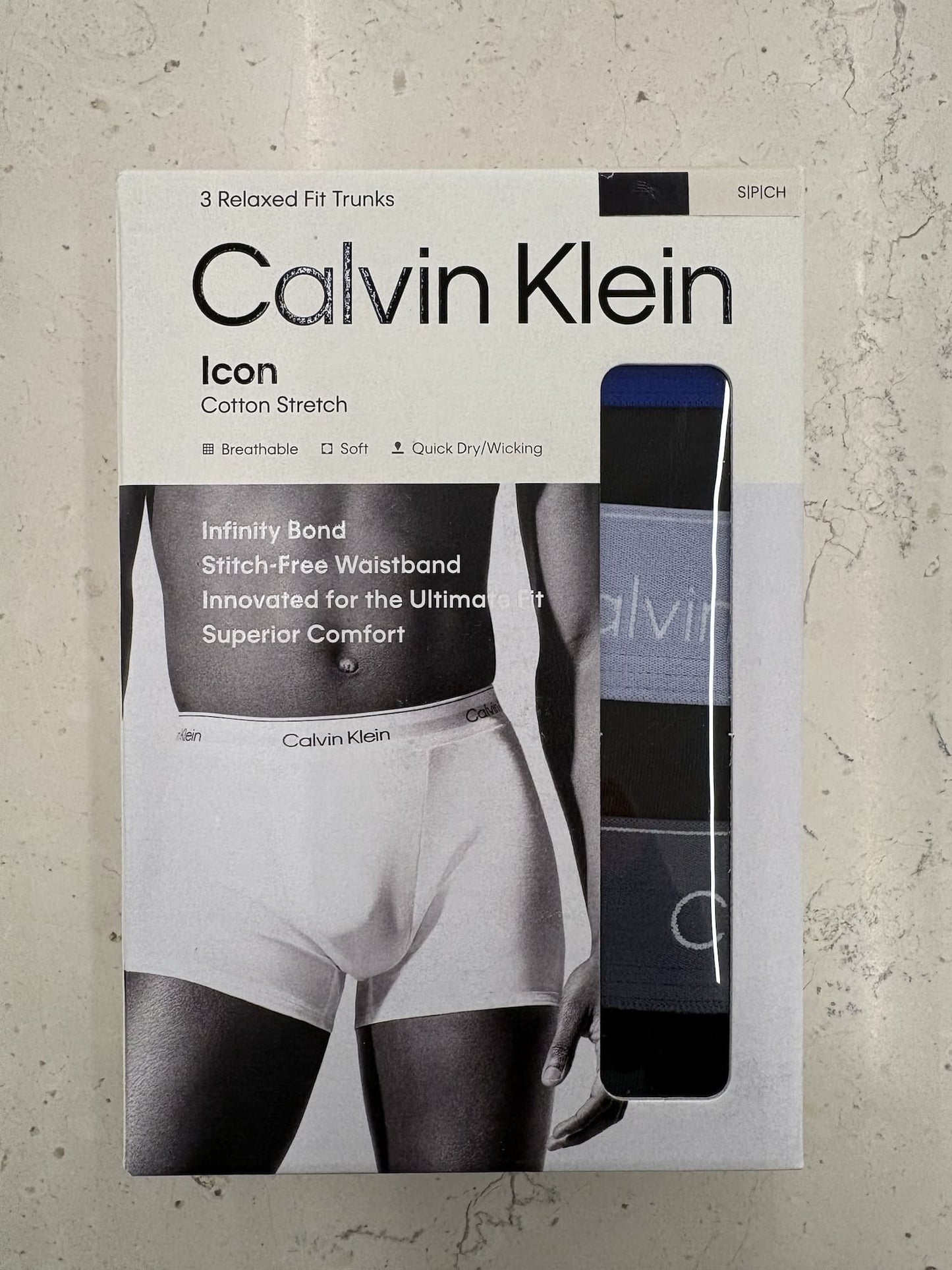 Boxer Calvin Klein con elastico colorato