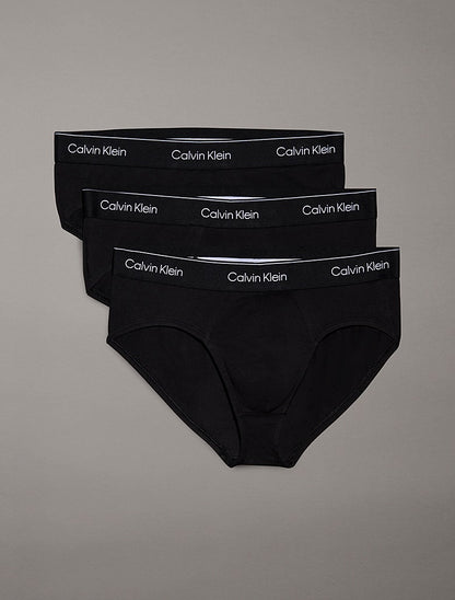 Slip con vestibilità a livello dei fianchi in confezione da 3 - Icon Cotton Stretch Calvin Klein