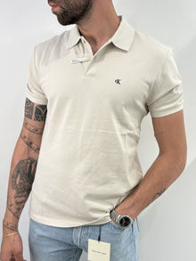 Polo classica in piqué in misto cotone Calvin Klein