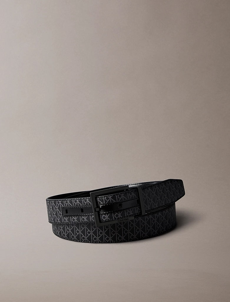 Cintura con logo Emblem double-face