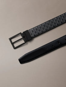 Cintura con logo Emblem double-face
