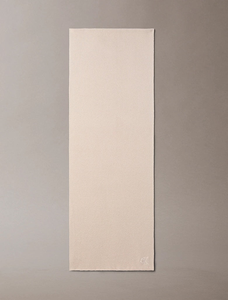 Sciarpa con signature logo chateau gray