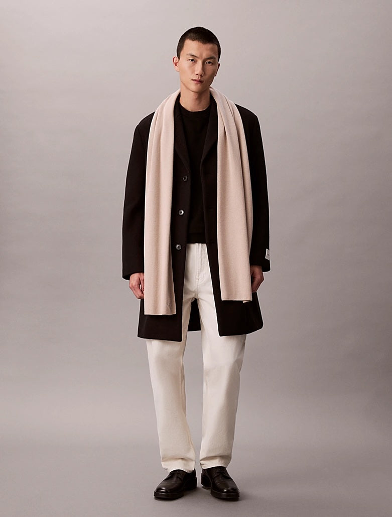 Sciarpa con signature logo chateau gray