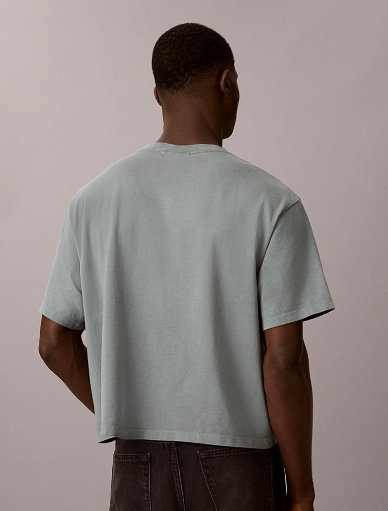 T-shirt con monogramma dal taglio relaxed Calvin Klein