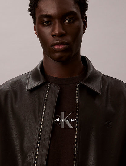 T-shirt con monogramma dal taglio relaxed Calvin Klein
