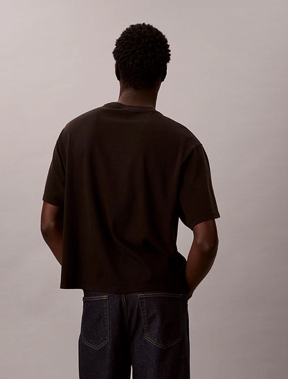 T-shirt con monogramma dal taglio relaxed Calvin Klein