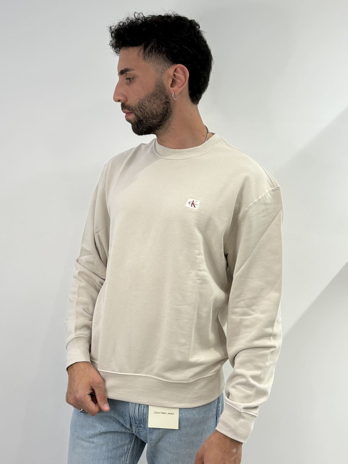 Felpa in spugna monologo Calvin Klein