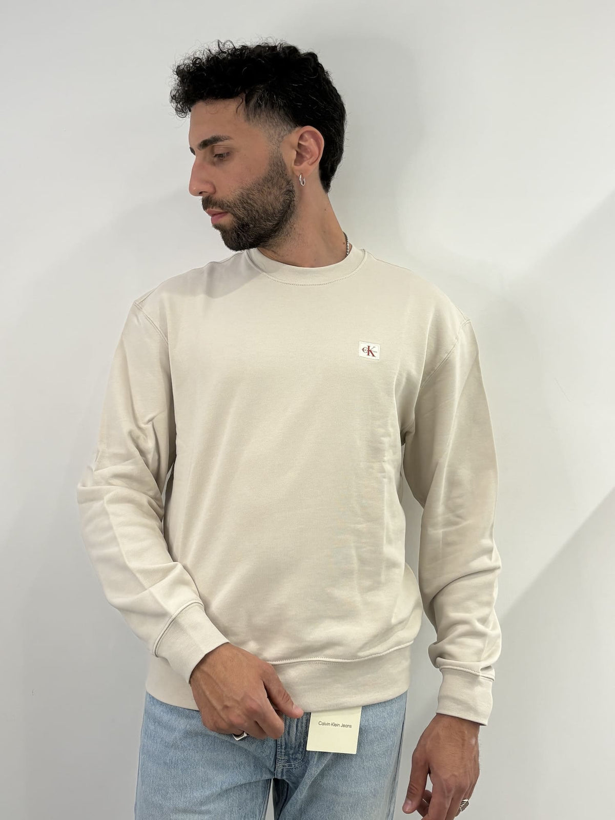 Felpa in spugna monologo Calvin Klein