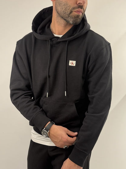 Felpa Calvin Klein con cappuccio Black