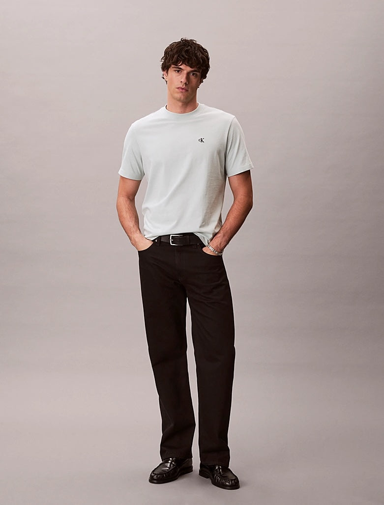 T-shirt con monogramma vestibilità rilassata Calvin Klein