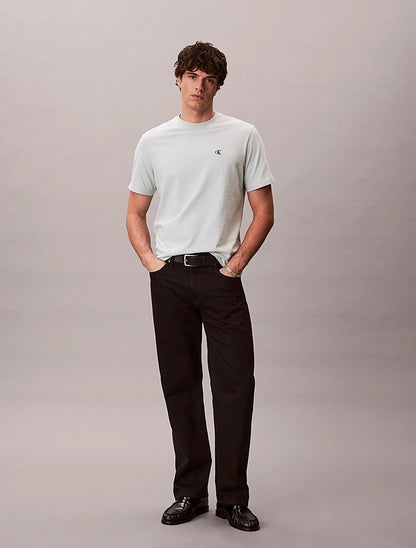 T-shirt con monogramma vestibilità rilassata Calvin Klein